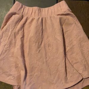 Pink flowy skirt